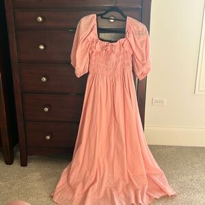 Light Pink full length dress